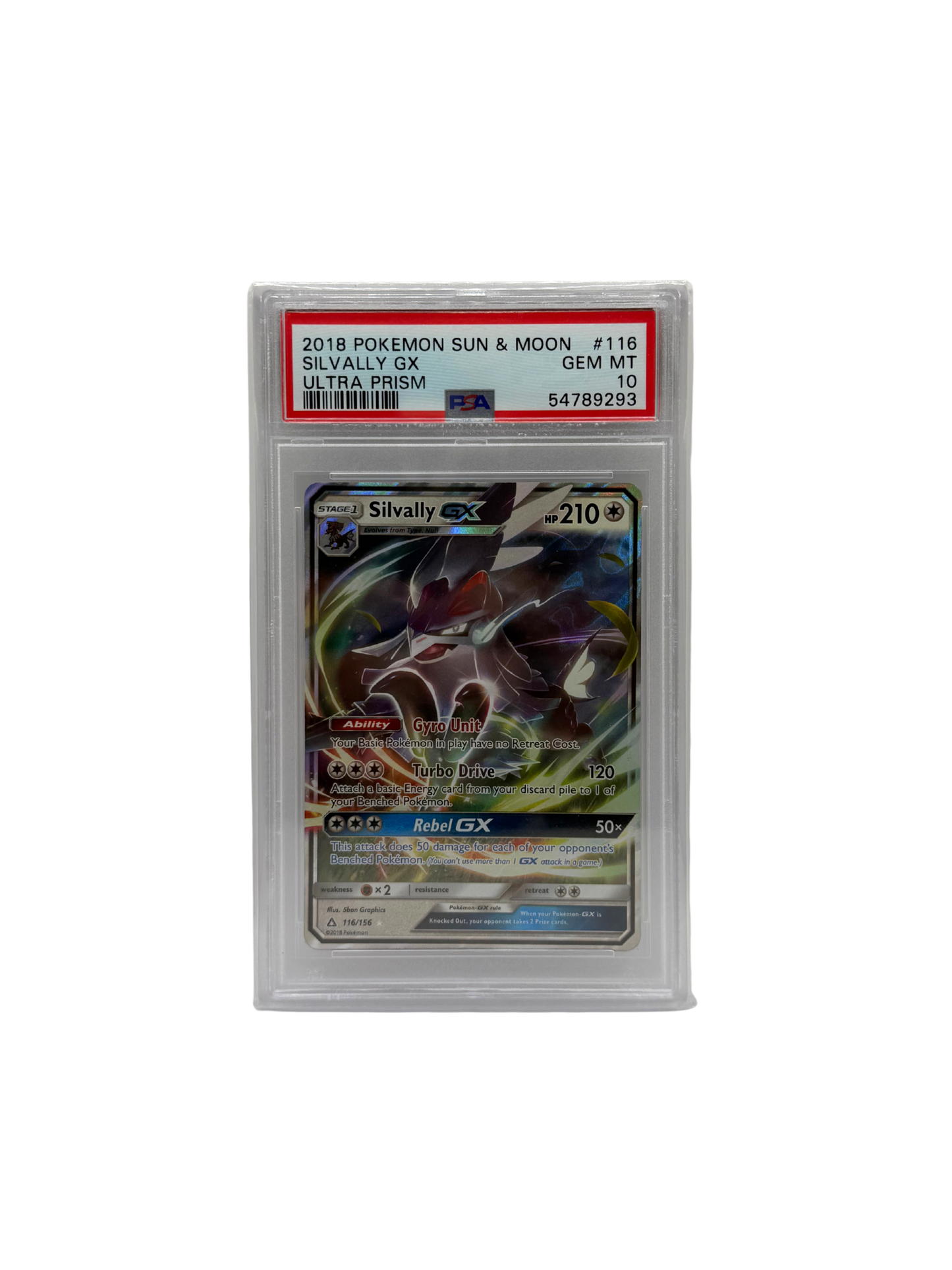 Pokémon - Silvally GX #116 (PSA 10)