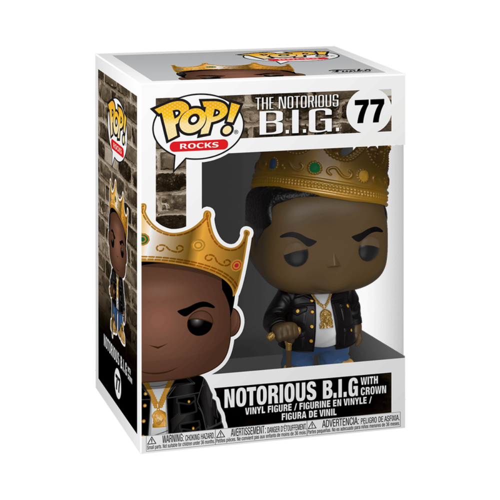 Funko pop!: Notorious B.I.G. with crown #77
