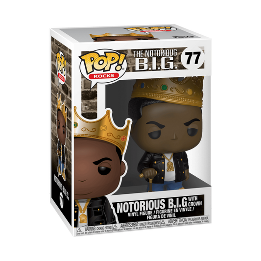 Funko pop!: Notorious B.I.G. with crown #77