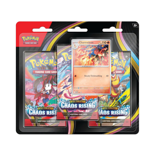 Pokémon TCG: Chaos Rising - Charmeleon 3-Pack Blister