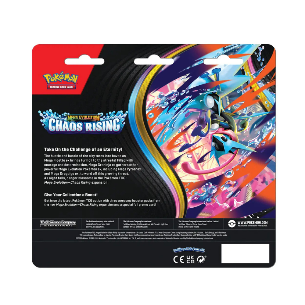 Pokémon TCG: Chaos Rising - Charmeleon 3-Pack Blister