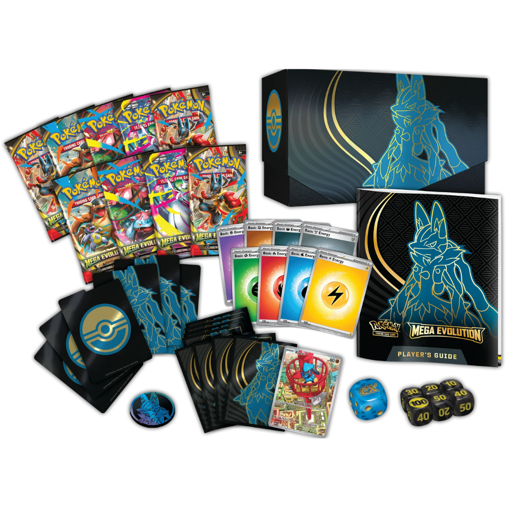 Pokémon TCG: Mega Evolution Elite Trainer Box (Lucario)