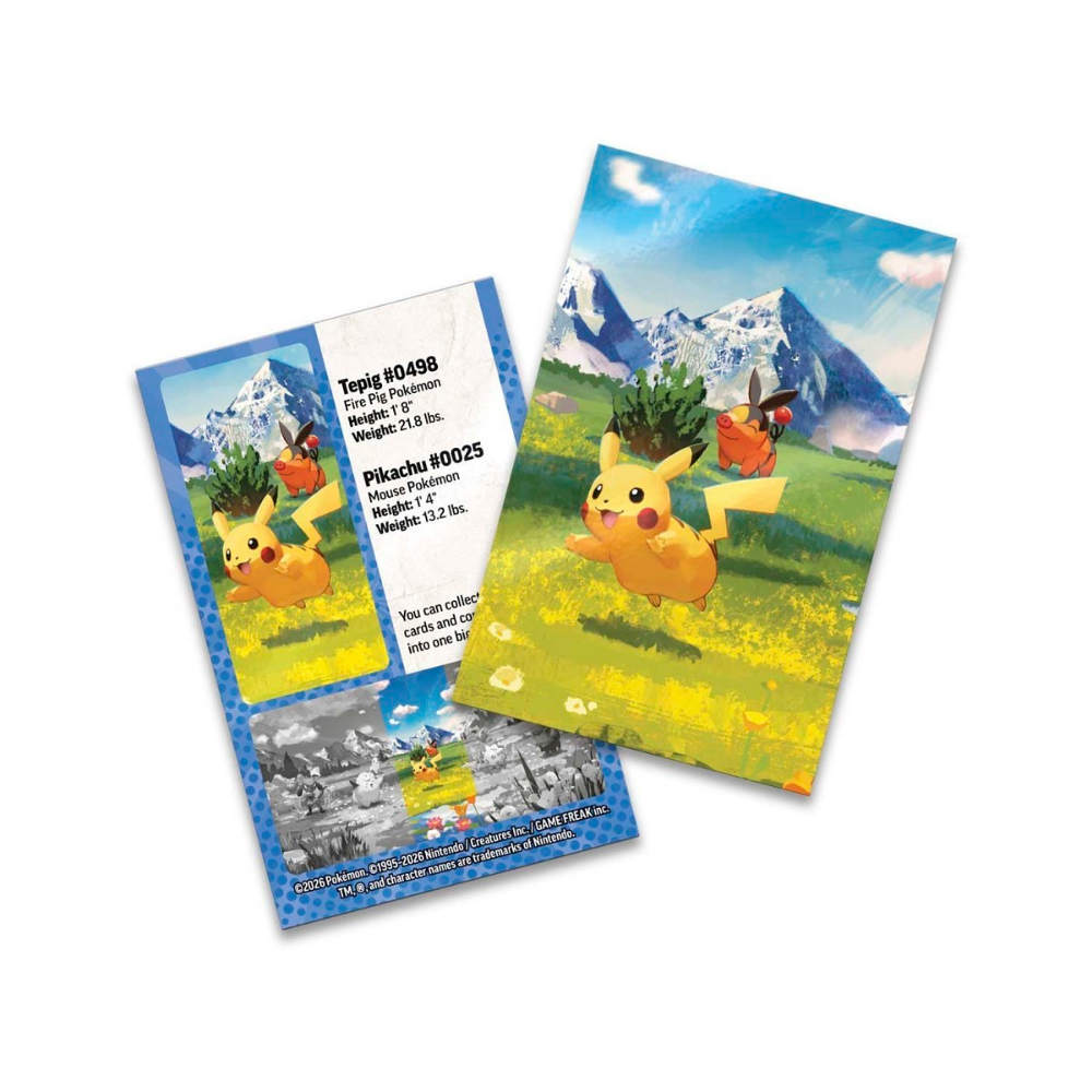 Pokémon TCG: Mega Evolution - Ascended Heroes Mini Tin (Pikachu & Tepig)