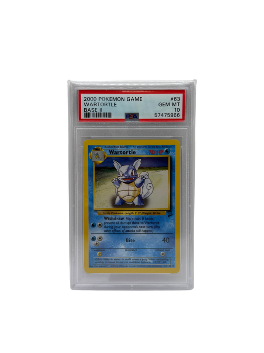 Pokémon - Wartortle #63 (PSA 10)